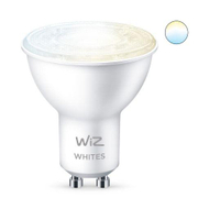 Llambë e mençur LED Wiz Home Tunable White GU10, ekuivalente 50W, Wi Fi, e bardhë