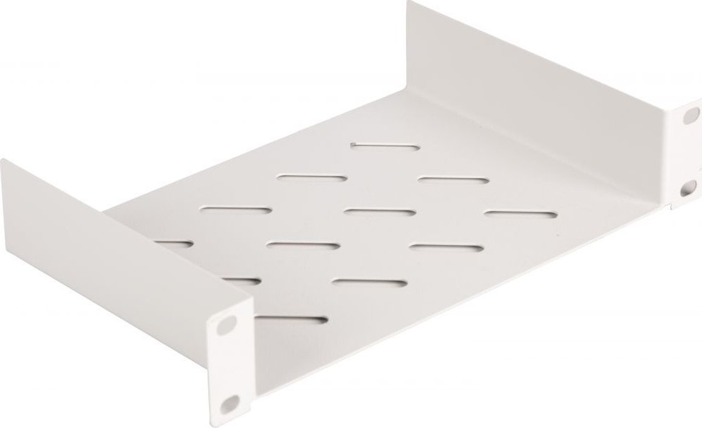 Rafte fikse për kabinet rrjeti LevelOne Equip EZFS-10-1-15-G, 10", 1U, gri