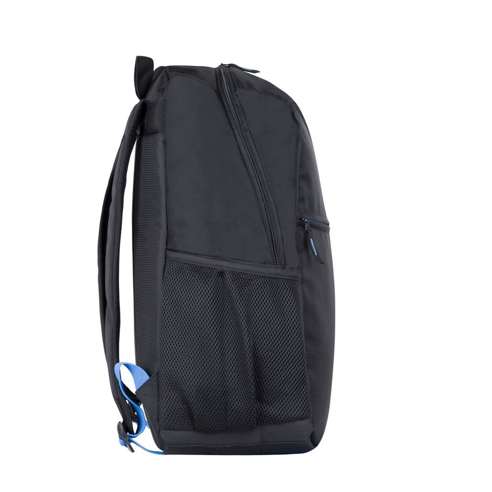 Çantë shpine për laptop RivaCase Regent, 17.3", e zezë / e kaltër