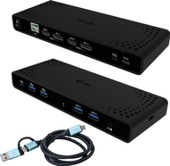 Докинг станица I-tec Universal Dual 4K, 2x 4K 60Hz, Power Delivery 85W, црна