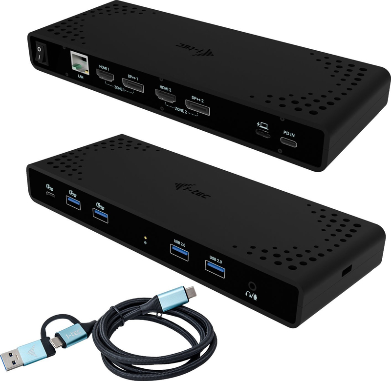 Docking station I-tec Universal Dual 4K, 2x 4K 60Hz, Power Delivery 85W, i zi