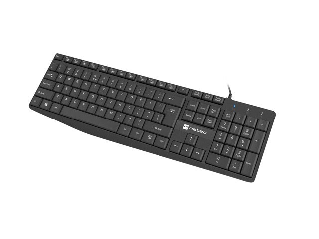 Tastierë Natec NAUTILUS, USB, e zezë