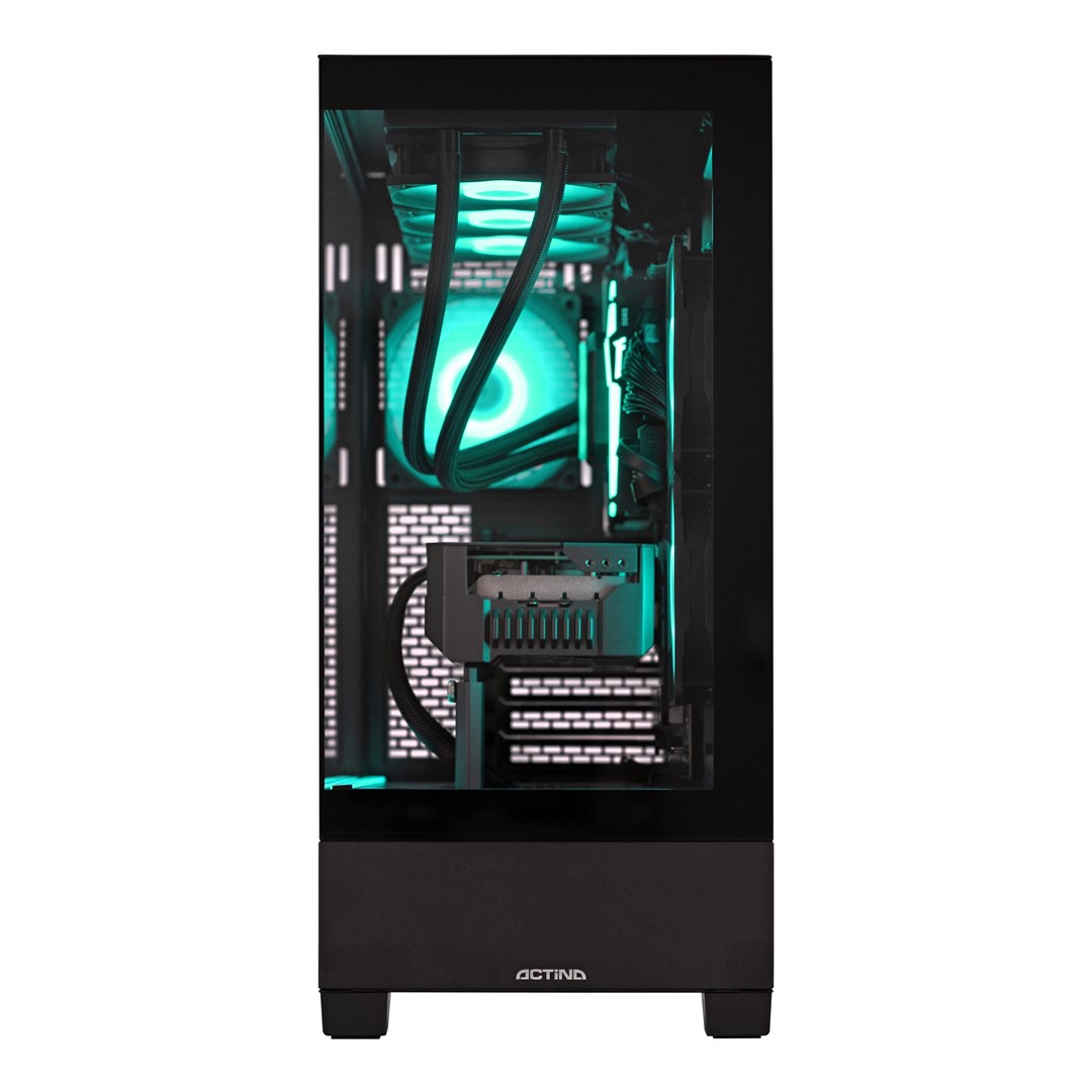 PC gaming Actina GameOn, AMD Ryzen 7 7800X3D, 32GB RAM, 1TB SSD, GeForce RTX 5070, i zi