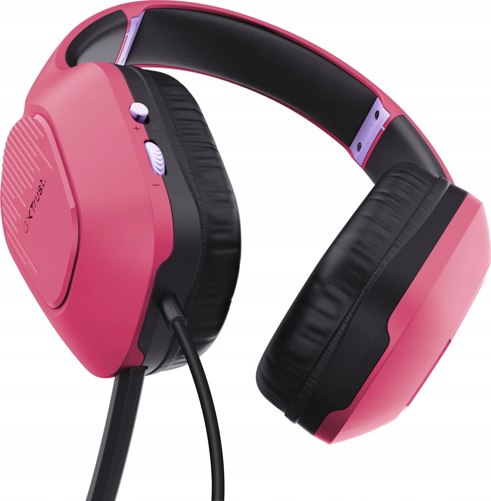 Kufje gaming Trust GXT 415P Zirox, stereo, me mikrofon, rozë