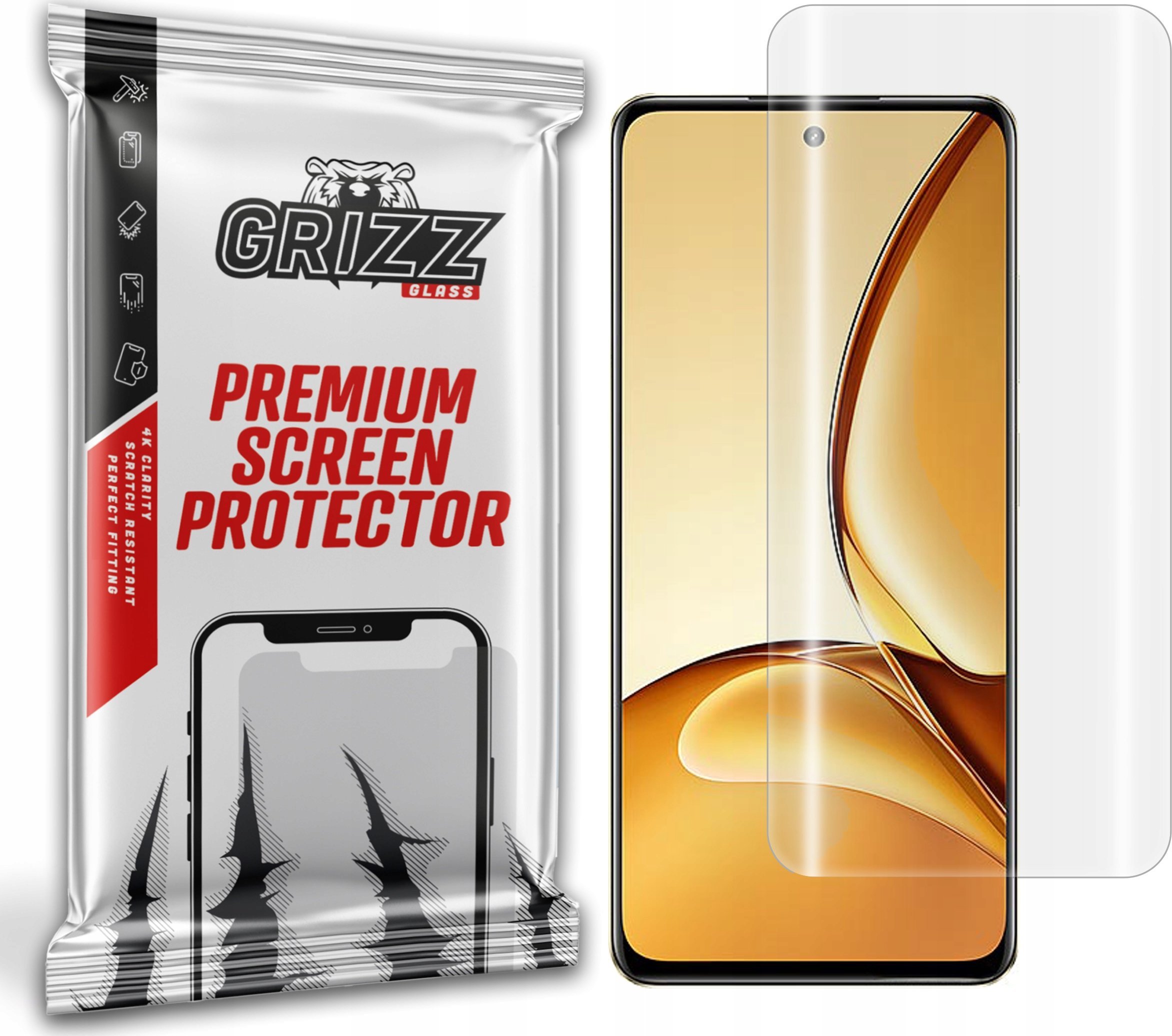 Mbrojtëse ekrani Grizz HydroFilm për Realme C63 5G, hidrogel, transparente
