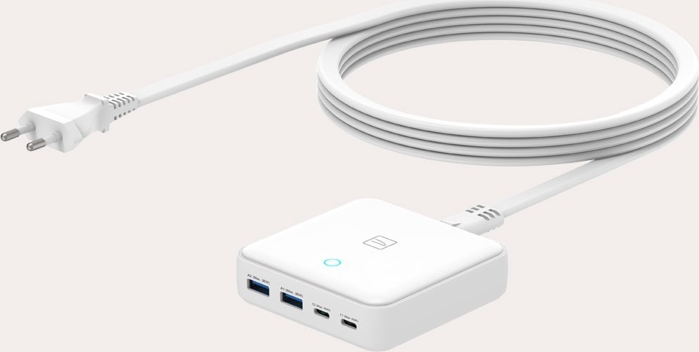 Karikues muri Tucano Ma-degan65-eu-w, 65W, 4 porta USB USB-C, i bardhë