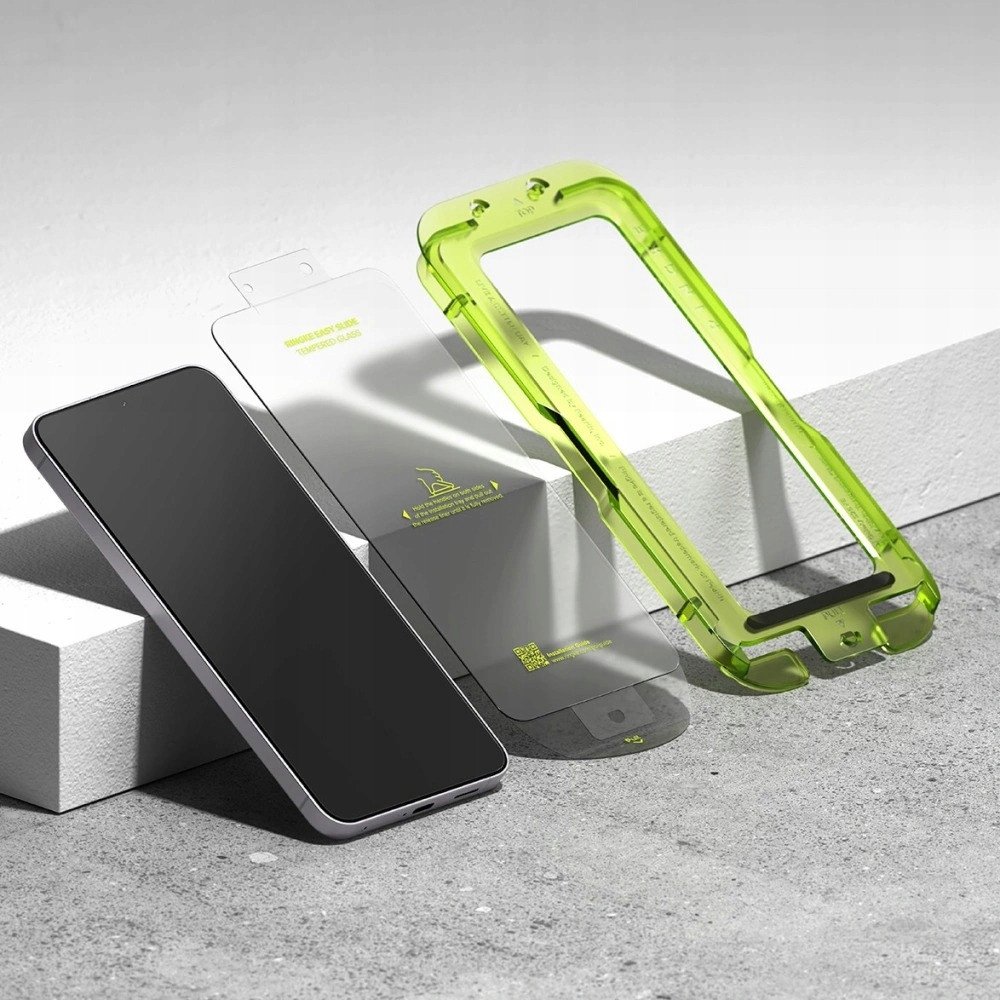 Mbrojtëse ekrani Ringke Easy Slide, xham i temperuar, set 2 copë, për Samsung Galaxy S25 FE, transparente