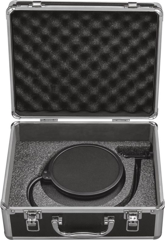 Mikrofon studio Trust Emita GXT 252, USB, me tripod metalik, i zi