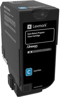 Toner Lexmark 74C20C0, cyan, origjinal