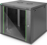 Kabinet rrjeti Digitus Dynamic Basic 9U, montim në mur, 600x600mm, i zi