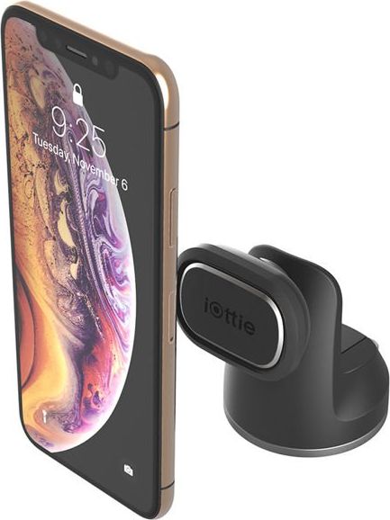 Mbajtës magnetik për veturë iOttie iTap 2 HLCRIO156, për xham dhe pult, me vakum, i zi