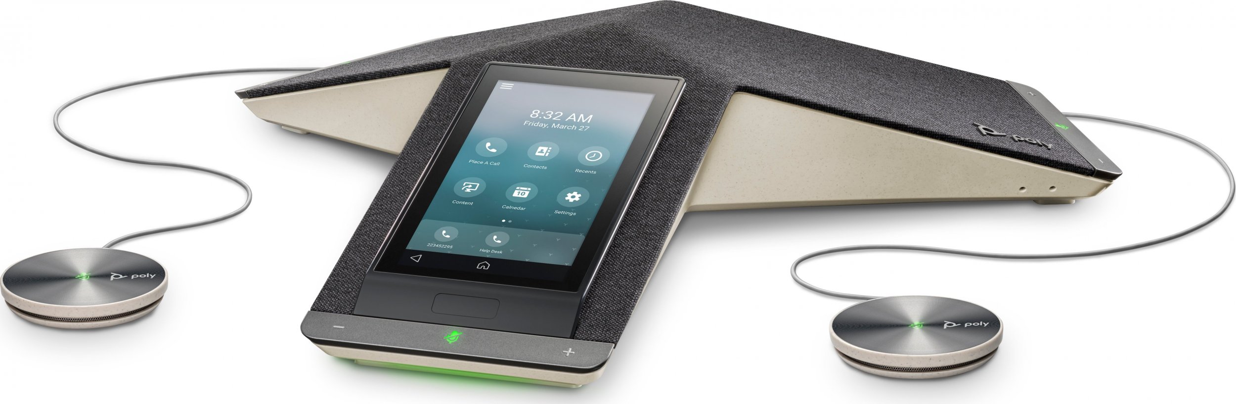 Mikrofonë zgjerues HP Poly Trio C60, për sallë konferencash, gri