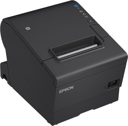 Printer termik POS Epson TM-T88VII, 180 x 180 DPI, me kabllo dhe pa tela, i zi