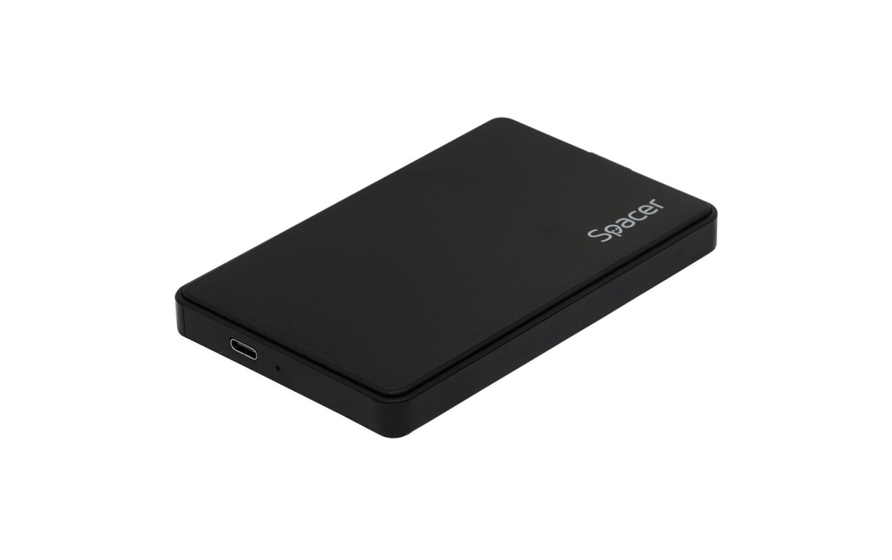 Kuti e jashtme për disk SPR TYPE C 01, 2.5", USB 3.1 Type C, e zezë