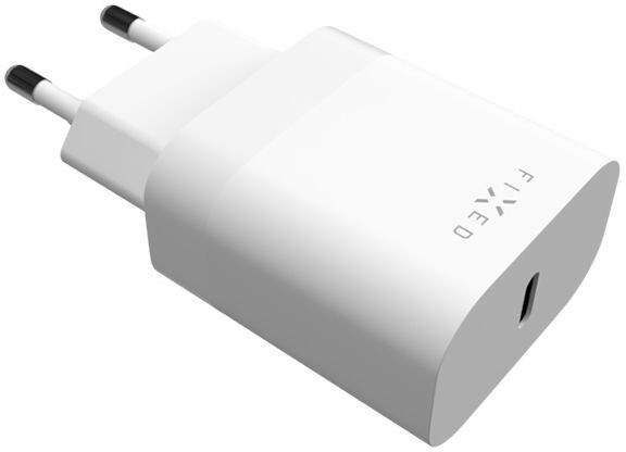 Karikues FIXED me USB-C, PD, 20W, i bardhë
