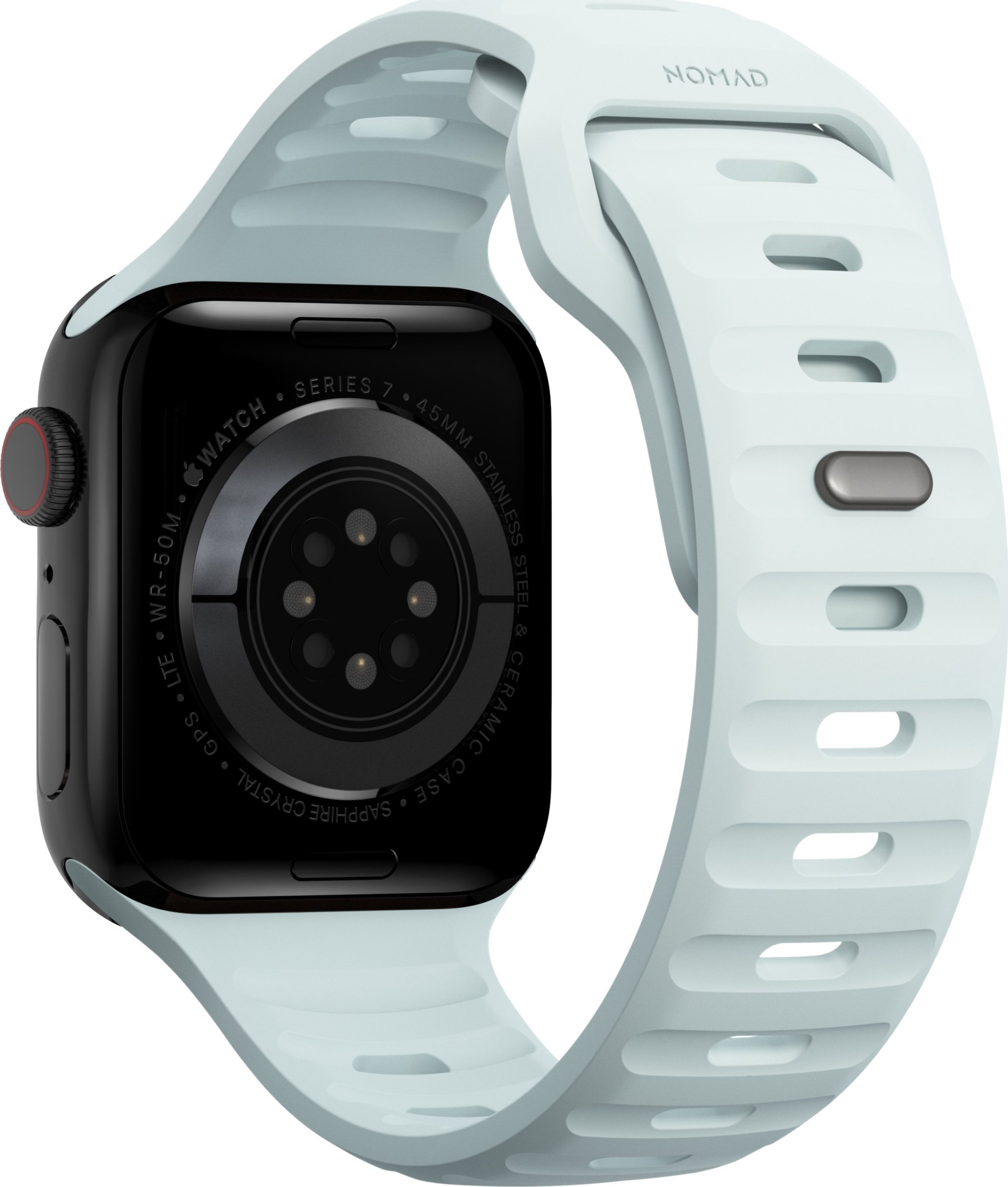 Rrip dore Nomad për Apple Watch, 38 40 41 42mm, port standard, i zi