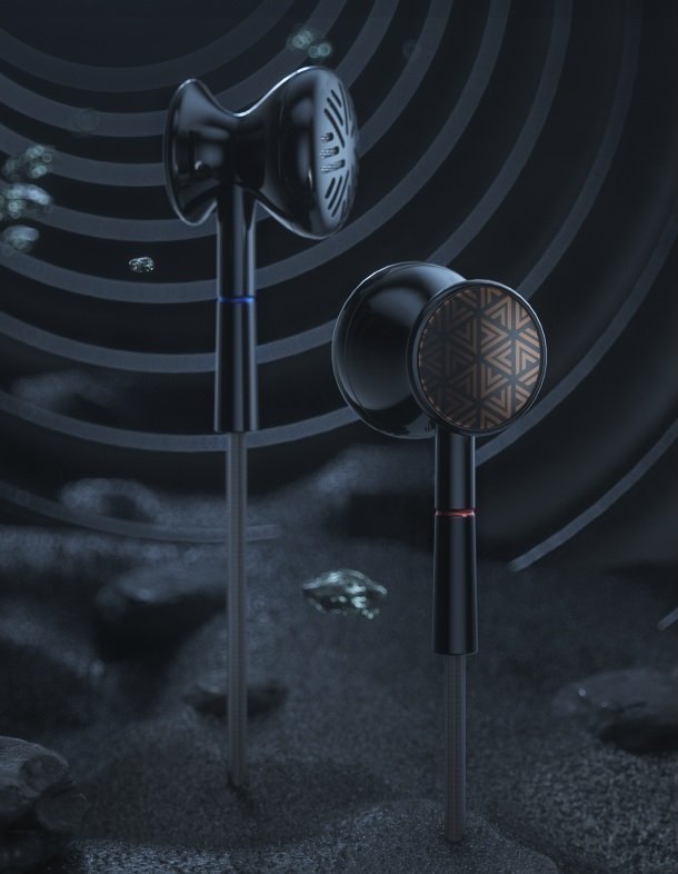 Kufje FiiO FF3, in ear, shofer dinamik 14.2mm berilium, argjend i zi