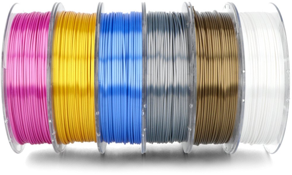 Filament 3D Devil Design Startpack PLA Silk, 1.75mm, set 6x0.33kg, shumëngjyrësh