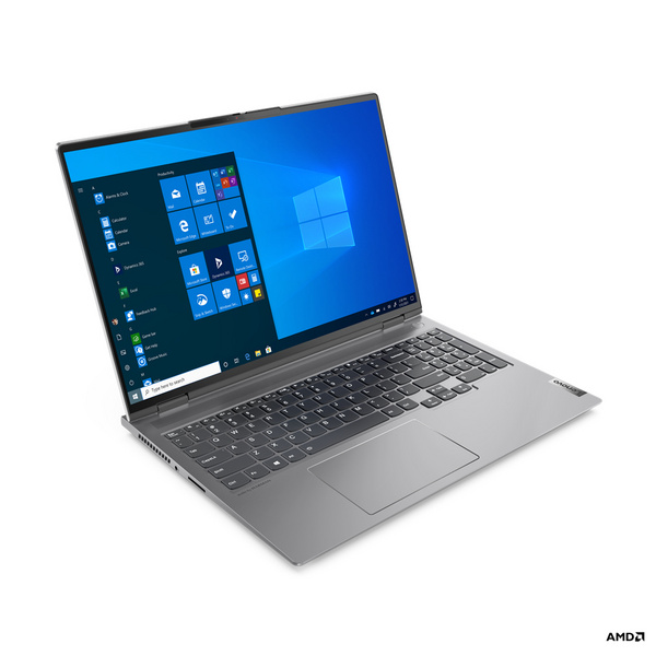 Laptop Lenovo ThinkBook 16p G2, 16" WQXGA, AMD Ryzen 5, 8GB RAM DDR4, 512GB SSD, RTX 3060, i hirtë