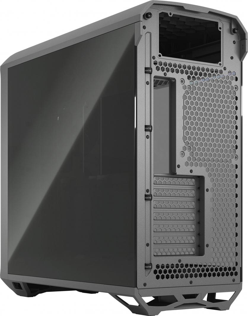 Kasë Fractal Design Torrent TG Light Tint, e hirtë, Full Tower