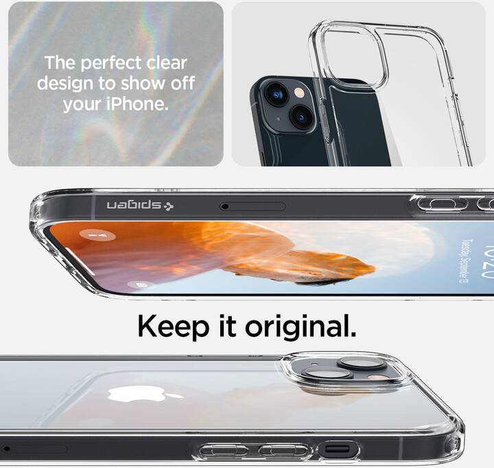 Маска Spigen Ultra Hybrid за Apple iPhone 14, проѕирен