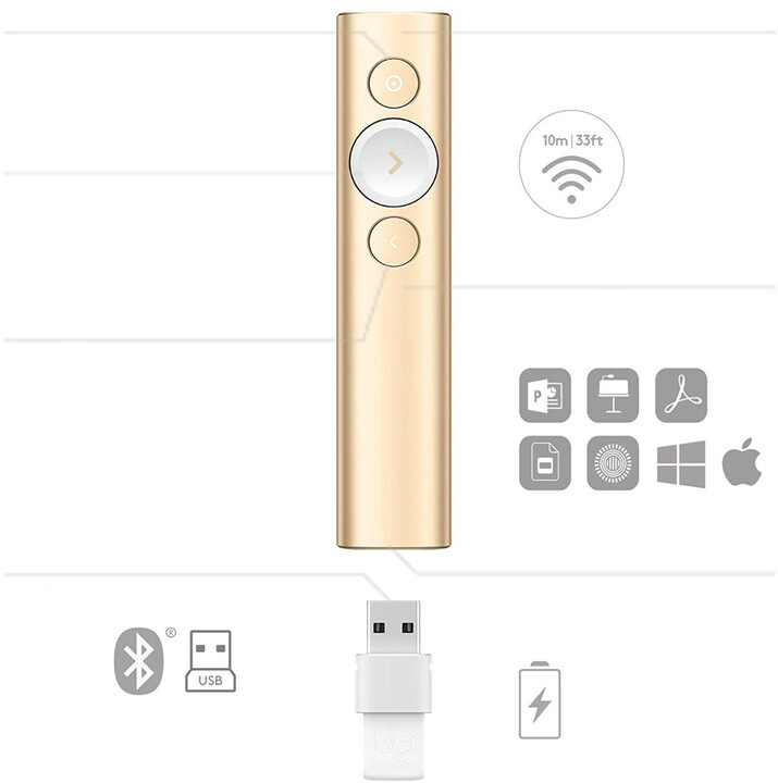 Komandë Logitech Spotlight, i artë