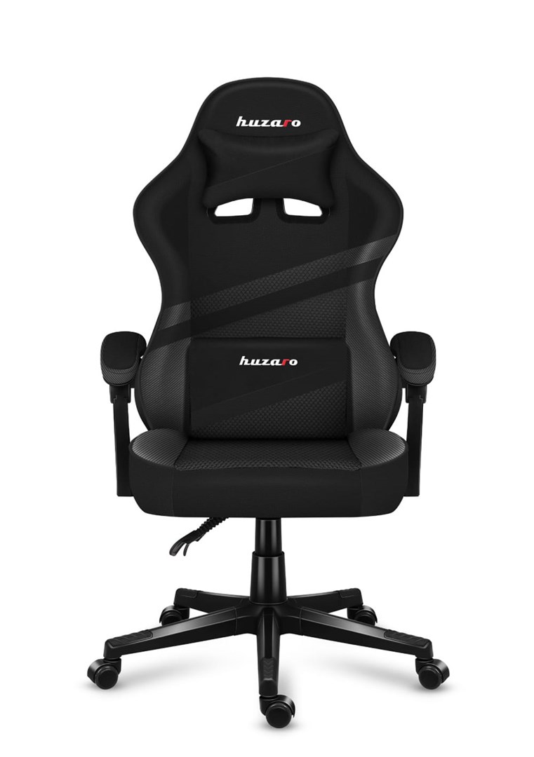 Karrige lojërash Huzaro Force 4.4, 130 kg, e zezë