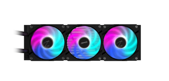 Ftohës uji AIO Gigabyte AORUS WATERFORCE II 360, radiator 360mm, 3 ventilatorë, i zi