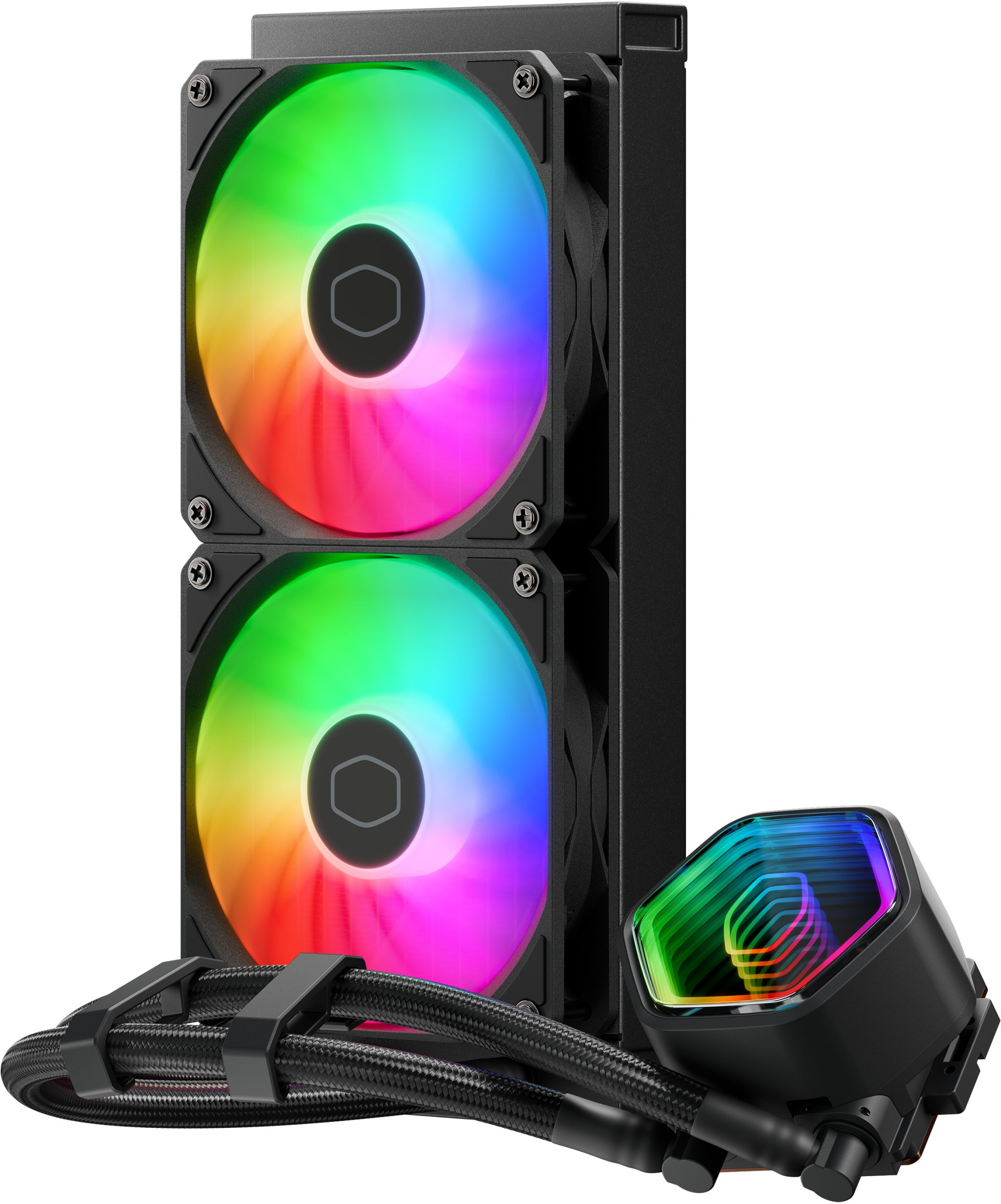 Ftohës uji CPU Cooler Master MasterLiquid 240 Core II, 240mm, ARGB, i zi