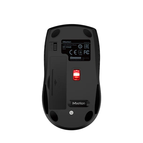 Maus Wireless Meetion R560 – 2.4GHz, 3-nivele DPI, i bardhe