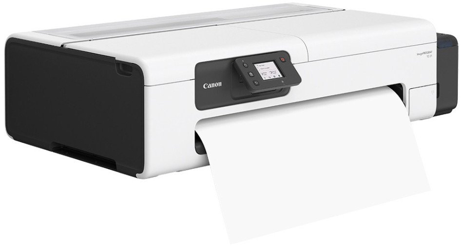 Printer format i madh Canon imagePROGRAF TC-21, A1 24", Inkjet, Wi-Fi, i bardhë