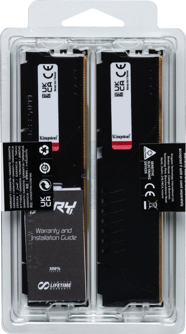 Memorie Kingston Fury Beast, DDR5, 64 GB, 6400 MHz, CL32, KF564C32BBEK2-64