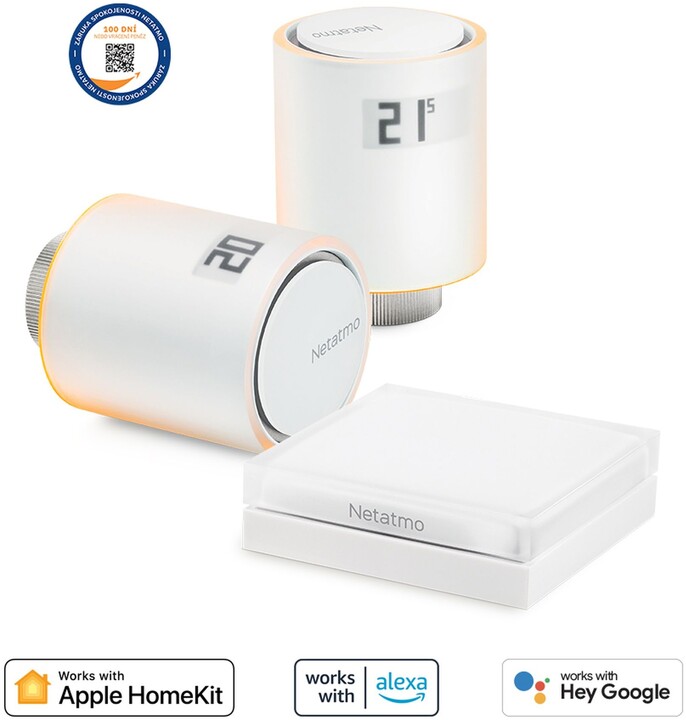 Kokë termostatike dhe stafetë, Netatmo Valves - 2x NVP-EN