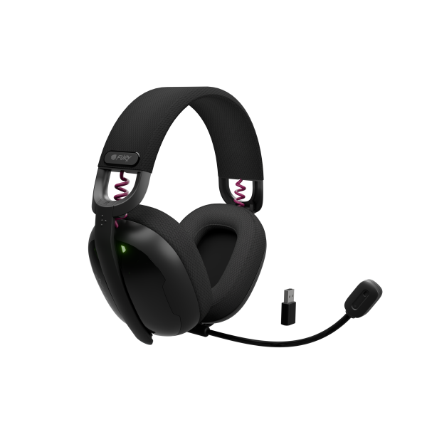 Kufje gaming Genesis Fury Fukya F6, Bluetooth, pa tela, over ear, me mikrofon, të zeza