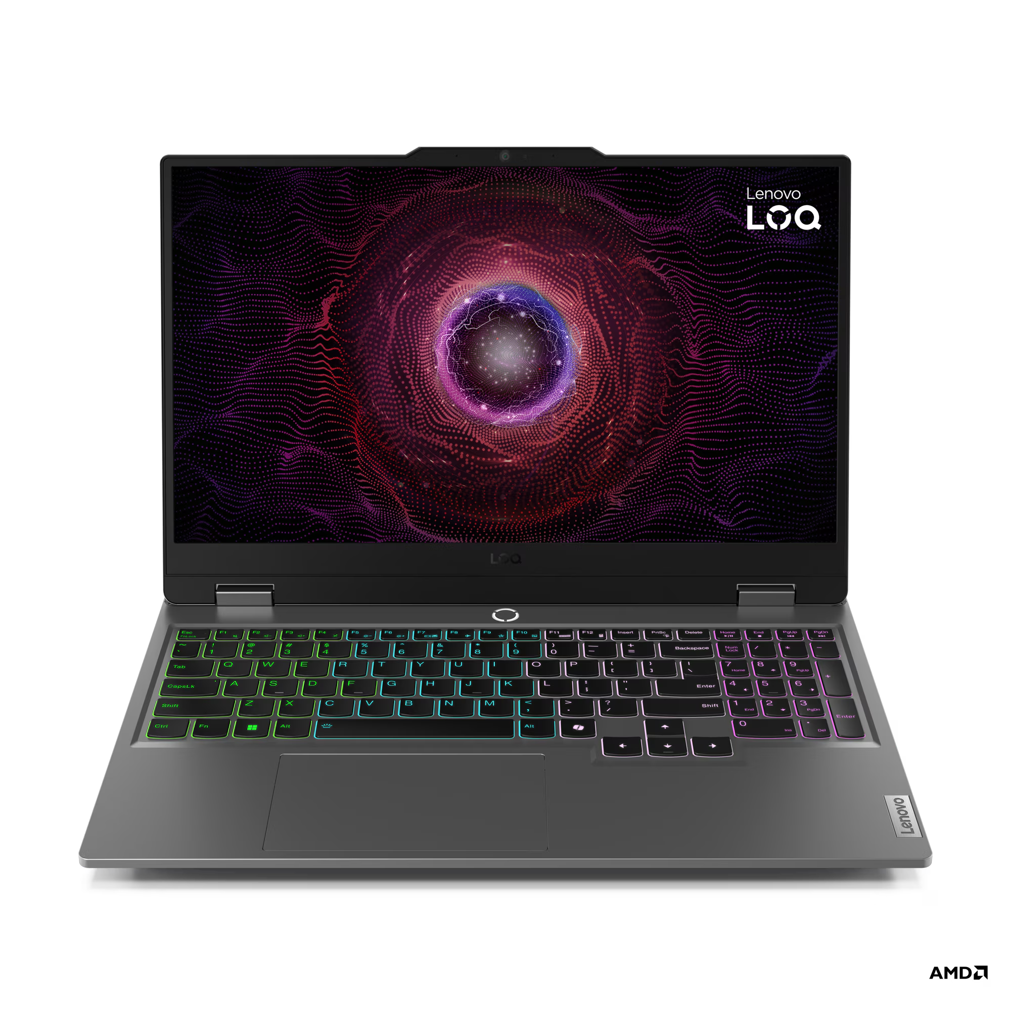 Laptop Lenovo Loq 15ARP9, AMD Ryzen 7, 15.6", 16GB RAM, 512GB SSD, NVIDIA GeForce RTX 4050 6GB GDDR6, i hirtë
