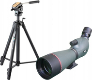Teleskop pamor Focus Viewmaster 16-48x65, tripod Videomate 638, i zi