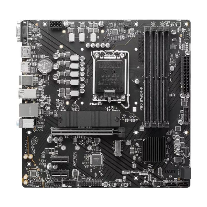 Pllakë amë MSI PRO B760M P, Intel LGA1700, DDR5, mATX