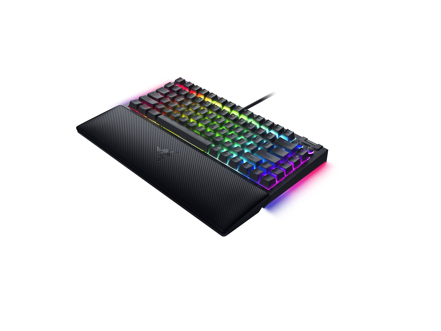 Tastierë Razer BlackWidow V4 75%, Razer Orange, RGB, e zezë