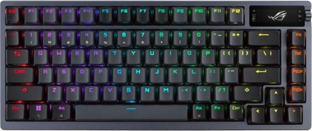 Tastierë gaming Asus ROG Azoth, mekanike NX Red, pa tela, e zezë