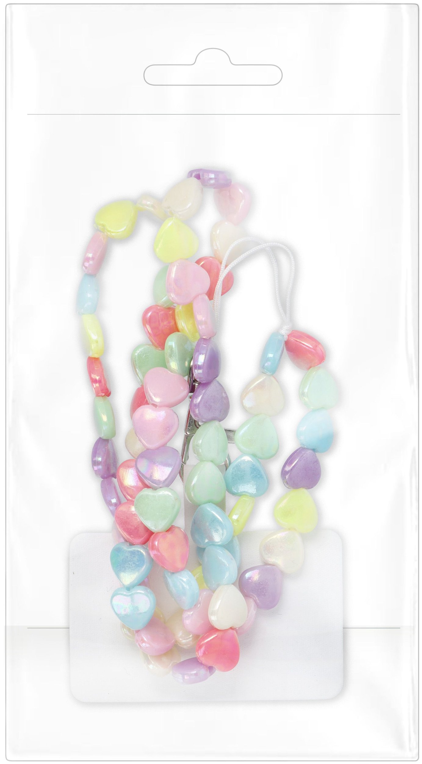 Vathë telefoni OEM SM Pixie Pendant Hearts, 68 cm, shumengjyrëshe