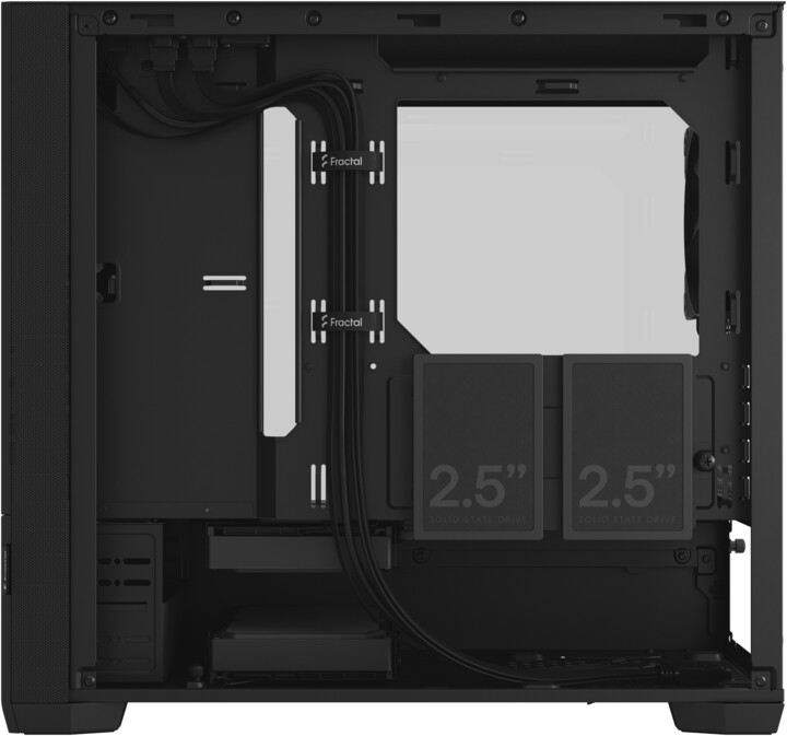 Kasë kompjuteri Fractal Design Pop Mini Silent Black TG Clear Tint
