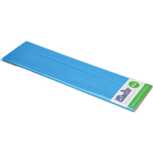 Refill PLA 3Doodler PL08 ISLB, 3mm, set 25 shufra, blu e çelët