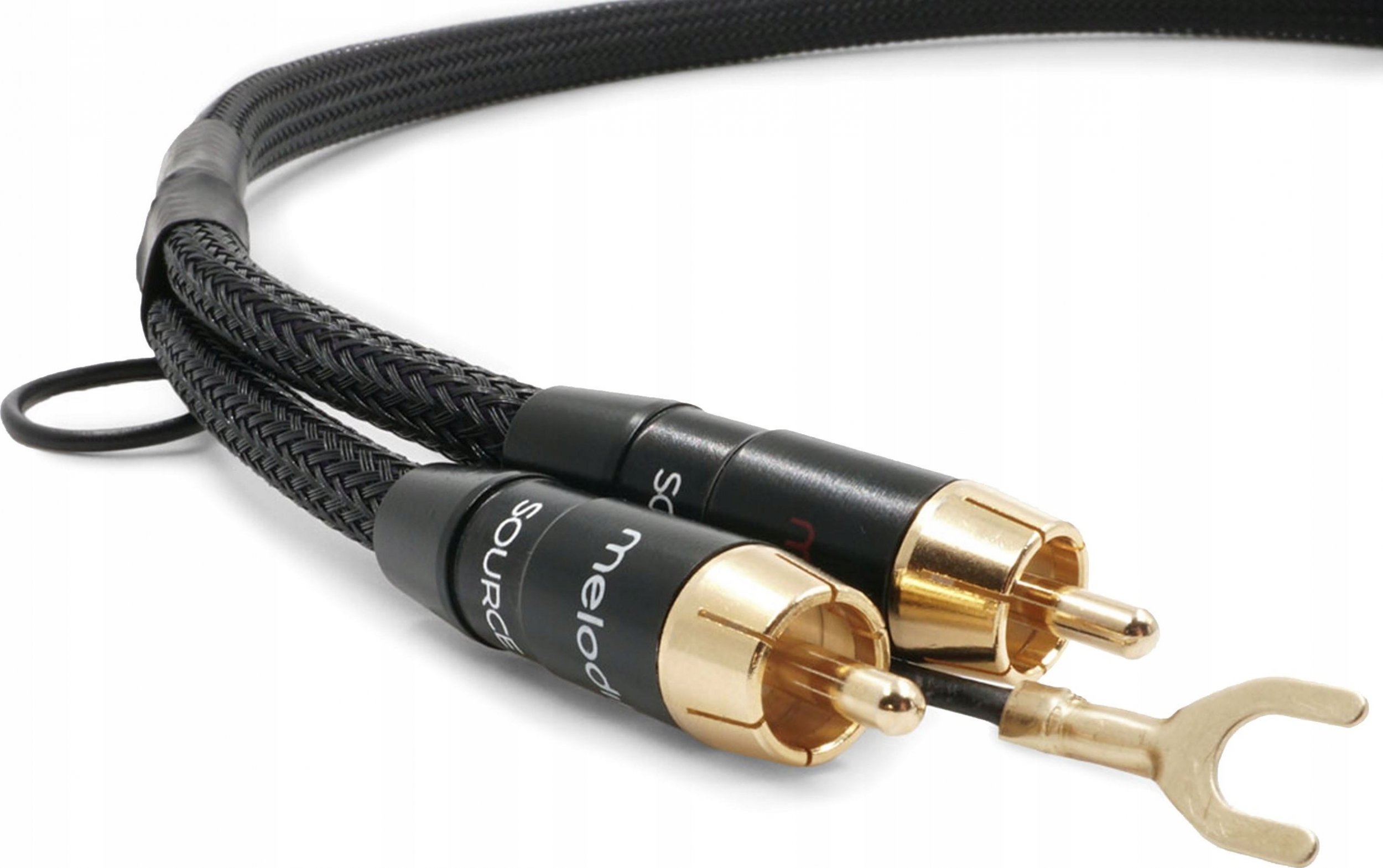 Kabllo audio Melodika MDPHD20 Phono, 2xRCA në 2xRCA, 2.0m, me tokëzim