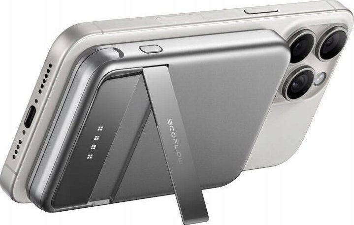 Power bank EcoFlow EF-RAPID5000-EU, 5000mAh, karikim wireless Qi2, i zi