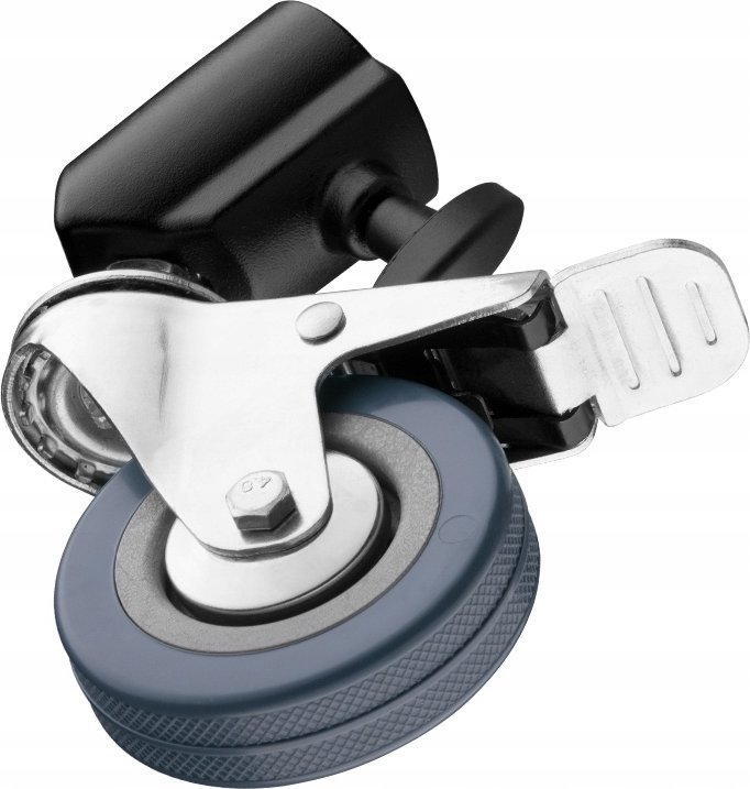 Rrota për trekëmbësh Jinbei JB11-036, set me 3 rrota, adapter për stativ, të zeza