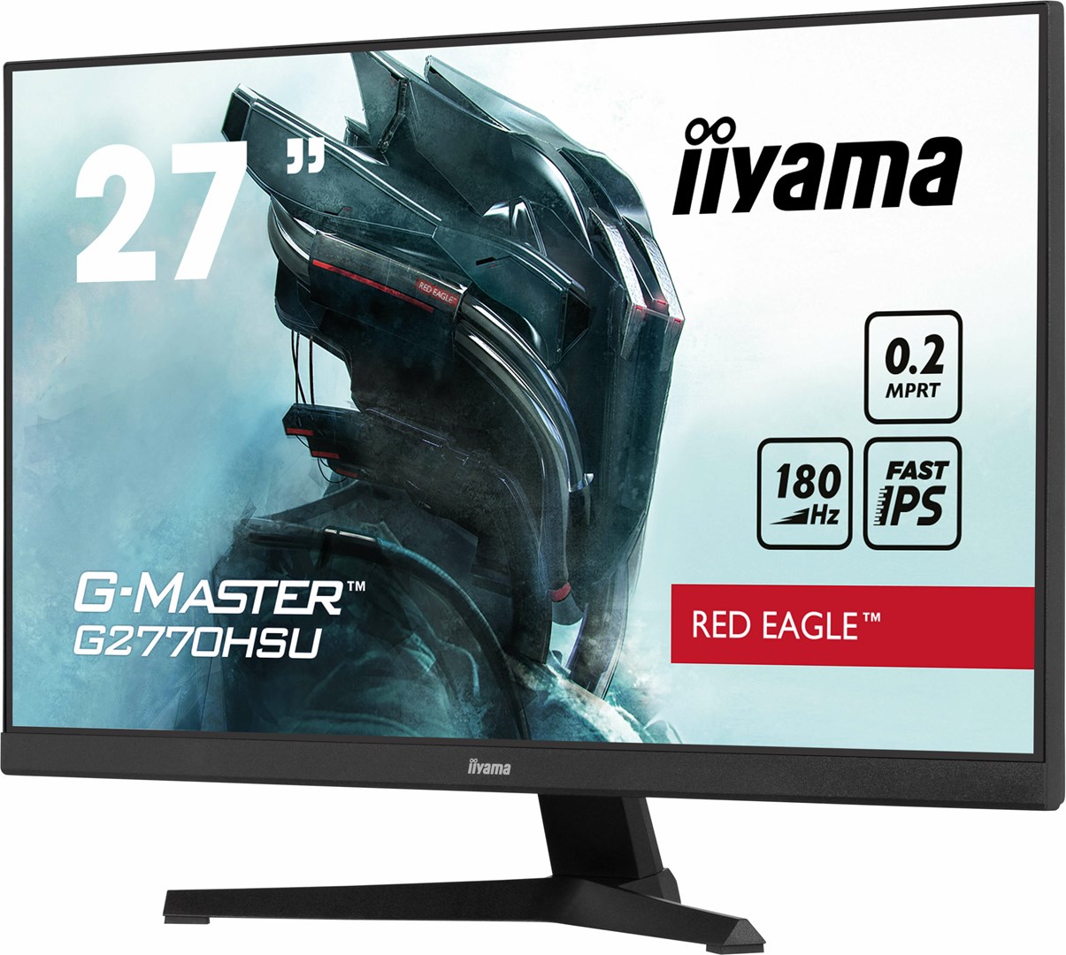 Monitor gaming iiyama G-MASTER G2770HSU Red Eagle, 27", 180Hz, i zi