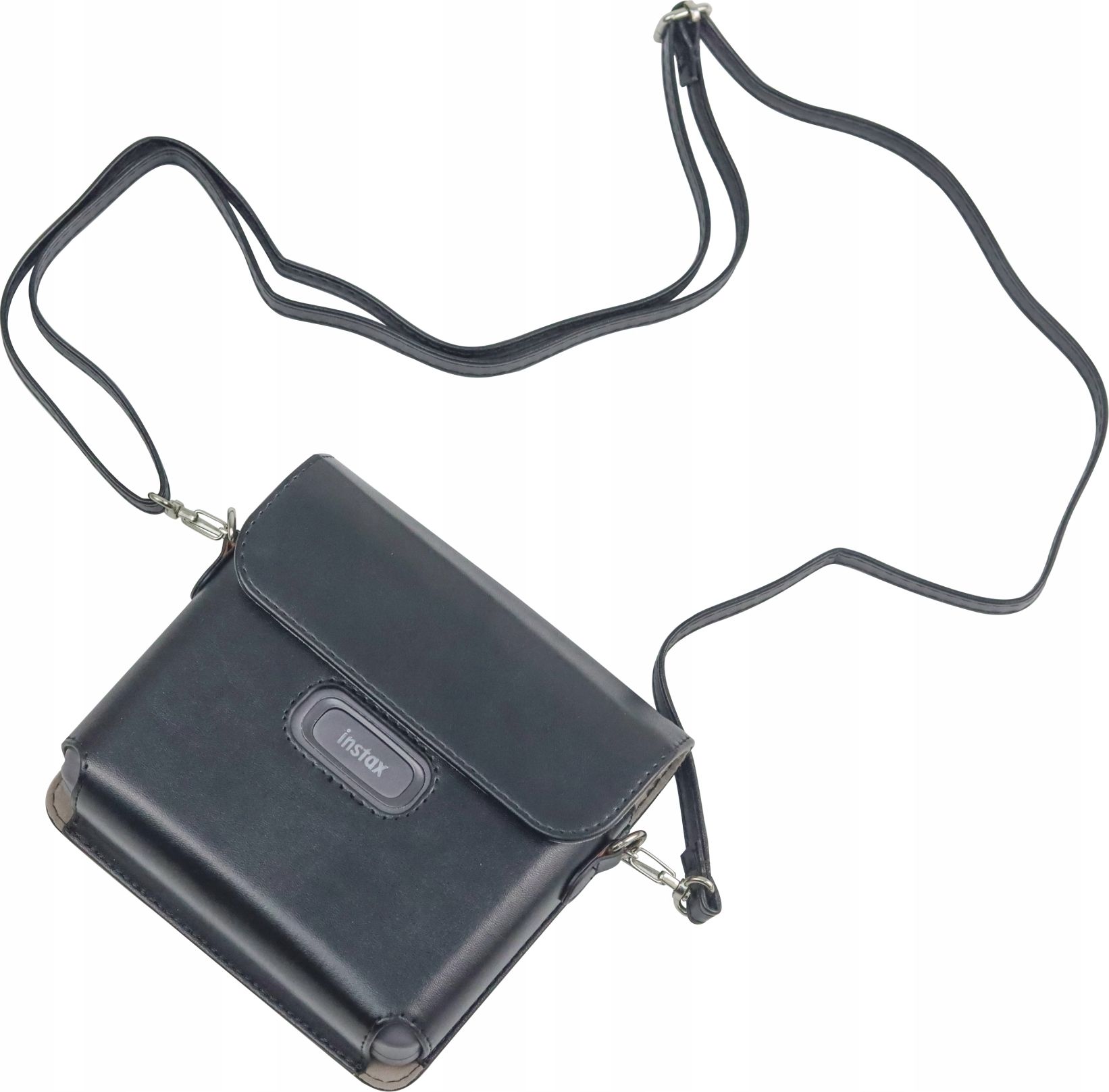 Këllëf LoveInstant për Fujifilm Instax Wide Link, lëkurë eko, me rrip, gri