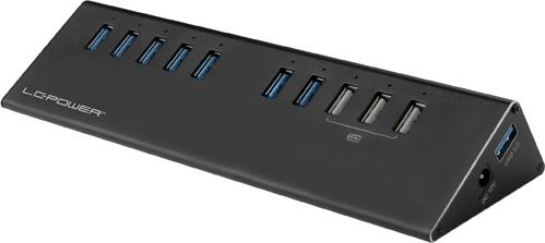 USB HUB LC-Power 7x USB-A 3.0 (LC-HUB-ALU-2B-10)