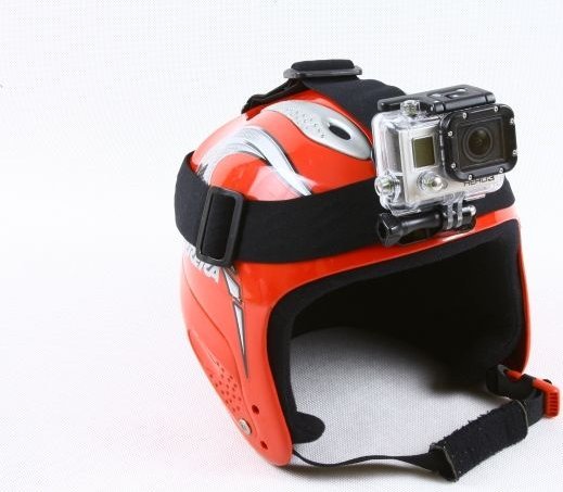 Set aksesorësh Xrec për GoPro dhe kamera sportive, universal, me kuti transporti, i zi