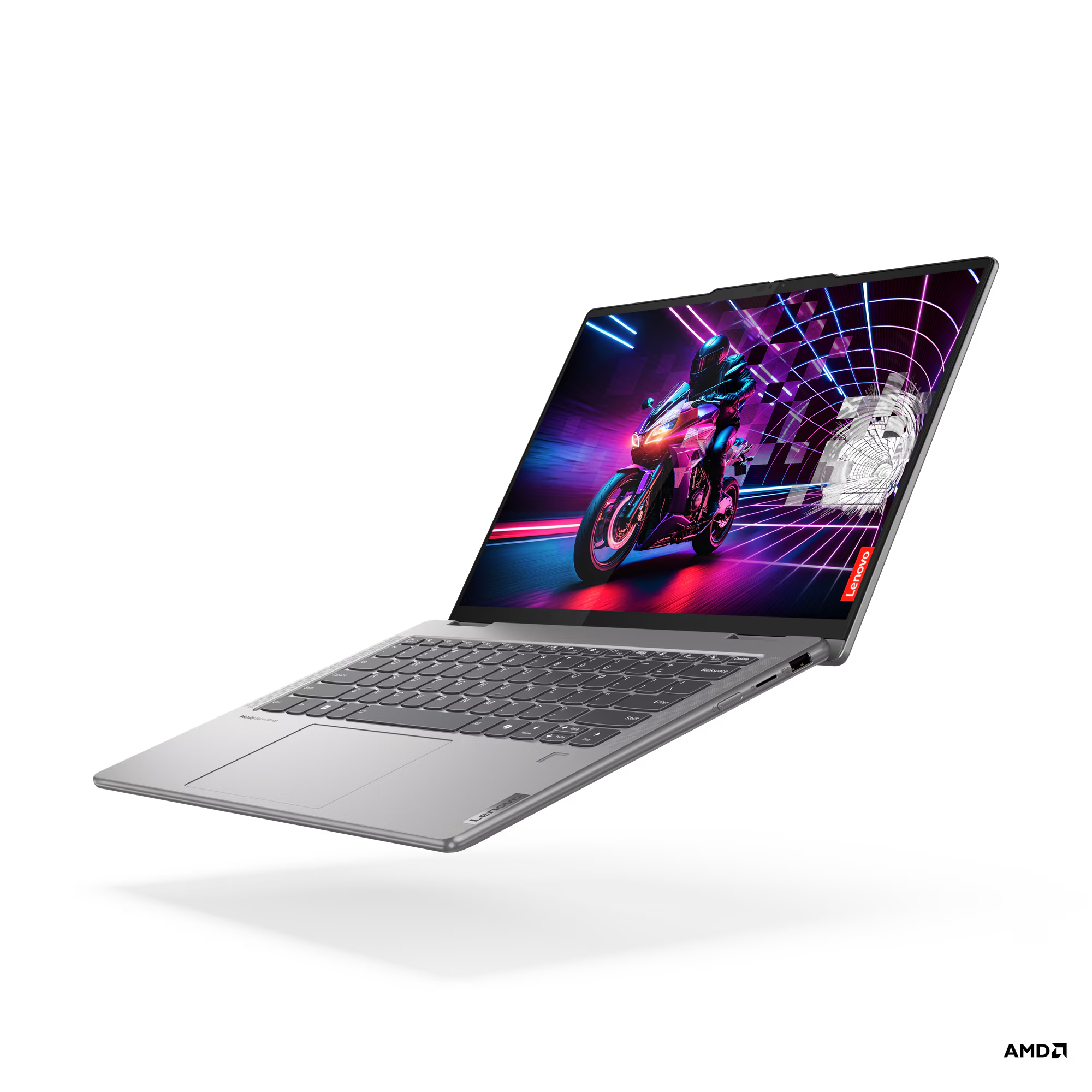 Laptop Lenovo NB Yoga 7, 14", AMD Ryzen 5 8640HS, 16GB RAM, 1TB SSD, Integrated AMD Radeon 760M, i hirtë